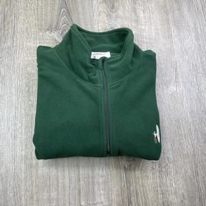 Johnnie-O Quarter Zip Pullover Men’s Large Green Fleece